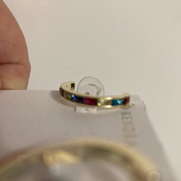 KENDRA SCOTT Adeline Ear Cuff Earrings Gold Multicolor - Picture 7 of 7